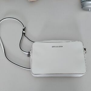 Michael Kors White Crossbody Bag